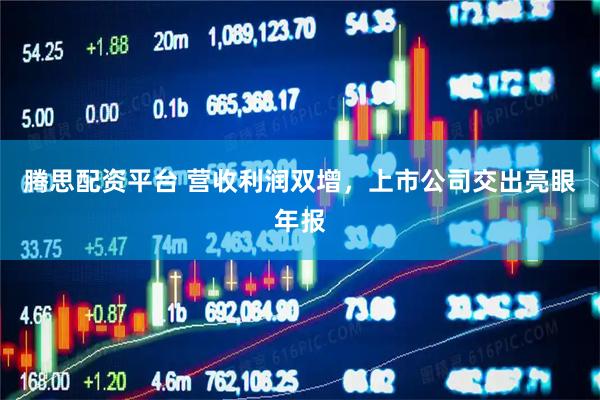腾思配资平台 营收利润双增，上市公司交出亮眼年报